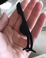 Extensión de pestañas postizas de acero inoxidable, rizador de pestañas postizas, pinzas de pestañas, aplicador, pinza, maquillaje de ojos, herramientas de belleza