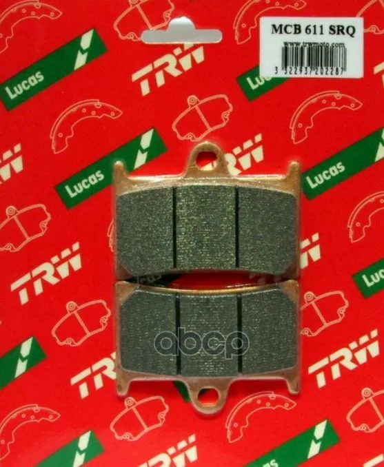 Mcb611srq_колодки Дисковые Пер.! Yamaha Tz 125 94-99/Fz6 600 07