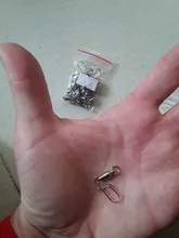 Lote de 20 unids/lote de rodamientos de bolas giratorios para grúa Duo Lock Snap Trolling conector de gancho pesca 0 #1 #2 #3 #4 #5 #6 #7 #8 #