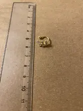 Pendiente de cartílago falso para mujeres y hombres, Clips de oreja sin Piercing, de hojas doradas, joyería, regalos al por mayor