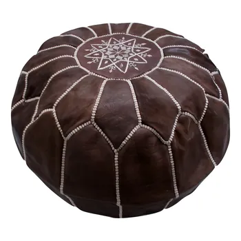 

Ottoman Moroccan Poof Morocco leather oriental ethnic furniture footrest 2410181245