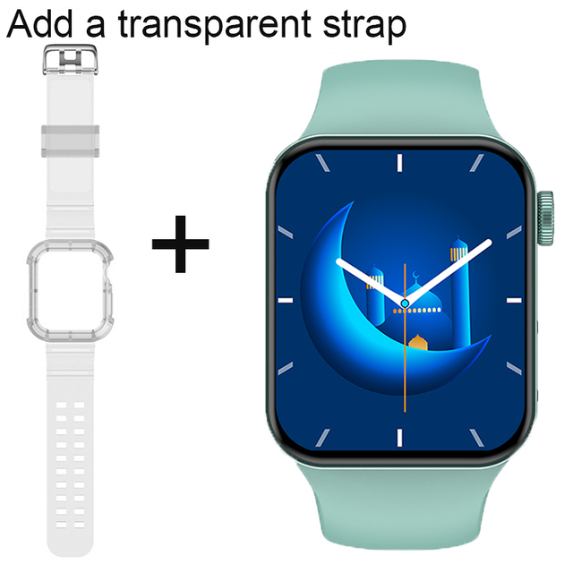 IWO Smartwatch Smart Watch Series 7 Double Button Heart Rate Monitor Dial Call Smart Watches Men Women For IOS Android