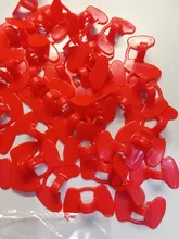 Gafas de plástico de 50 Uds., sin perno, para pollo, Paloma, faisán, anti-pecas, suministros para aves de corral