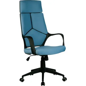 

Armchair Riva chair RCH 8989 black plastic, blue fabric (287)