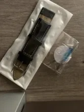 REMZEIM-Correa de reloj de cuero Calfskin, banda de muñeca de Material suave de 18mm, 20mm, 22mm y 24mm con hebilla de acero inoxidable plateada