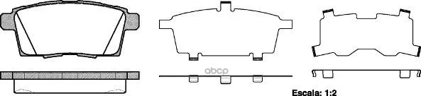 1268 00_[L2y62643z]!Колодки Дисковые З Mazda Cx-7 Mzr Disi Turbo 07 Remsa 126800 Remsa арт. 126800