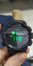 Reloj Digital LED para Hombre, pulsera de deportes divertidos con esfera de plástico de 30M, resistente al agua, con correa de goma, Masculino