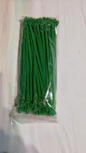Releasable-Cable-Ties Plastics Colored Nylon Reusable 100pcs Loop-Wrap 200mm Rohs-Approved