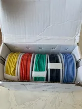 Flexible Silicone Wire Stranded-Wire Electrical-Line Copper 5-Color 20/18awg Mix-Package