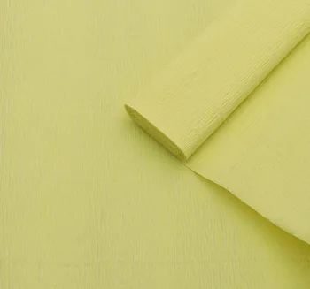 

Crepe flower plain color bright lemon 50 cm x 2,5 m 134592