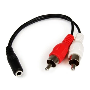 

AUDIO cable STEREO female MINI JACK 3.5MM to 2 RCA male