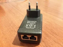 Ethernet-Adapter Power-Supply Poe-Injector Us-Eu-Wall-Plug 24V 24W 48V 12V for Cctv-Security-Camera
