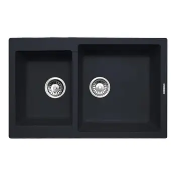 

Kitchen sink Zigmund & shtain rechteck 400.275 black basalt granite