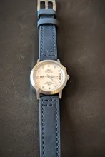 Hengrrc-correas de reloj de cuero genuino para hombre y mujer, pulsera de cuero de vaca, negro, Azul, Gris, marrón, 18, 20mm, 22mm, 24mm