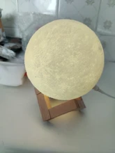Moon-Lamp Globe Night-Light Bedroom 3d-Print Home-Decor Children Gift Creative Galaxy