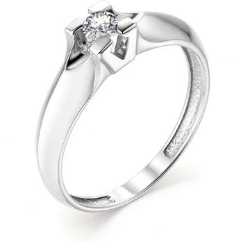 

Alcor ring with 1 white gold diamond