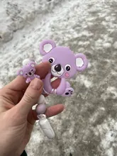 Teething Necklace Molar Silicone Beads Horse-Cookies Owl Koala Joepada Baby Toy Gift