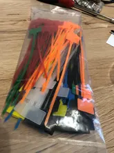 100 Uds fácil Mark 4*150mm sujetacables de Nylon etiqueta etiquetas de plástico lazo lazos marcadores de Cable Etiqueta de auto-bloqueo tirantes