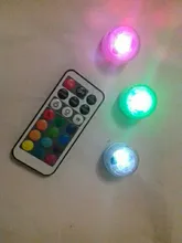 Vase-Bowl Submersible Light Party-Decoration Night-Lamp Battery-Operated Remote-Controlled