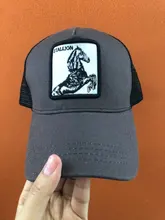 Gorra de béisbol con bordado de animales para hombre y mujer, gorro de béisbol con bordado de animales, estilo camionero, Hip Hop, unisex