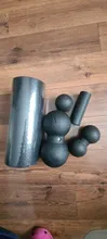 3/5pc Yoga de rodillos de masaje y pelota para hacer ejercicio juego de rodillo de espuma para el dolor de espalda auto-miofascial tratamiento Pilates músculo de ejercicios