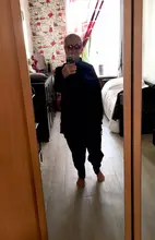 Fit Oversized Sweatshirt EAM Women Long-Sleeve High-Collar Big-Size Fashion Spring Autumn