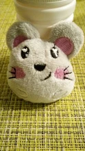 New Catnip Toy, Huggie the Gray Mouse, Fun Cat Toy with Real Catnip Inside