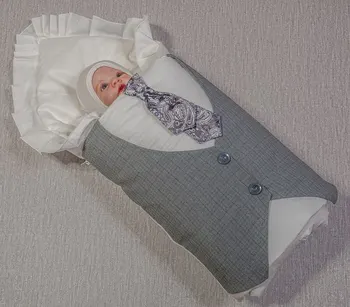 

Одеяло - конверт "Джентльмен" Одеяло-конверт на выписку (все сезоны)