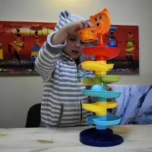 Pista giratoria de 3 ruedas montessori, juguetes para bebés, sonajeros, interactivo, táctil, juguete educativo de navidad