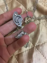 Conjunto de 3 piezas de colgante luna y estrella de sol, collar, mejor amigo, amistad, pareja, collar, joyería