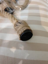 Pendant-Lights Hanging-Lamp Hemp-Rope Attic Vintage Industrial-E27 Retro Living-Room/bar