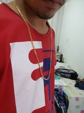 Vnox-Cadena de eslabones cubanos de acero inoxidable, collar de color dorado, plateado y negro, para hombres y mujeres