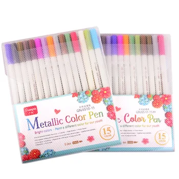 

10/12/15/20 30 Color Metallic Marker Pen Set DIY Scrapbooking Crafts Card Making Drawing Pen Set Waterproof Permanent Art Marker