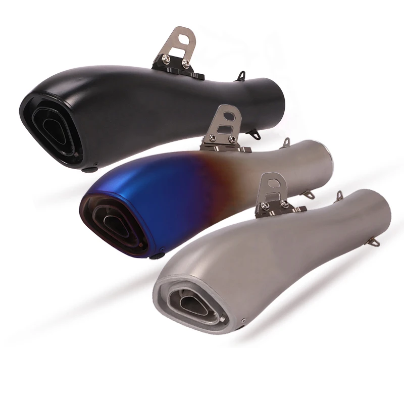 

Universal 38-51 mm Motorcycle Exhaust Muffler Pipe Street Bike ATV Rear Escape Removable DB Killer Exhaust Tips Stainless Steel