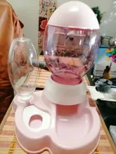 Alimentador automático de mascotas, para perros y gatos, depósito de comida de 2.2L y de agua de 528ml, suministro lento de comida