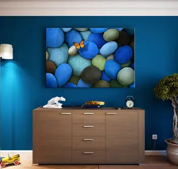 

Blue Stones Canvas Table
