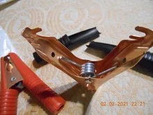 Hot Car Alligator Clips Battery Clamps Crocodile Clip 100A Red+Black