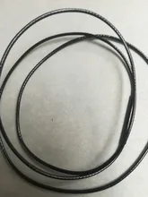 Collar de cadena de cuero negro para mujer y hombre, cuerda trenzada encerada hecha a mano, collar con cierre de acero inoxidable, joya con cadena y pendiente