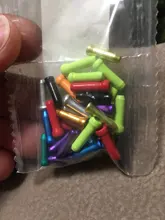 Puntas internas de aluminio para cable de freno de palanca de bicicleta MTB, piezas de engarces para cambio de marchas, tapas de extremos, 50 unids/lote