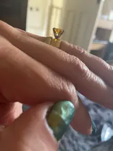 Anillo de compromiso de boda para hombre y mujer, sortija grande de acero de titanio y circón, oro de compromiso, regalo de San Valentín