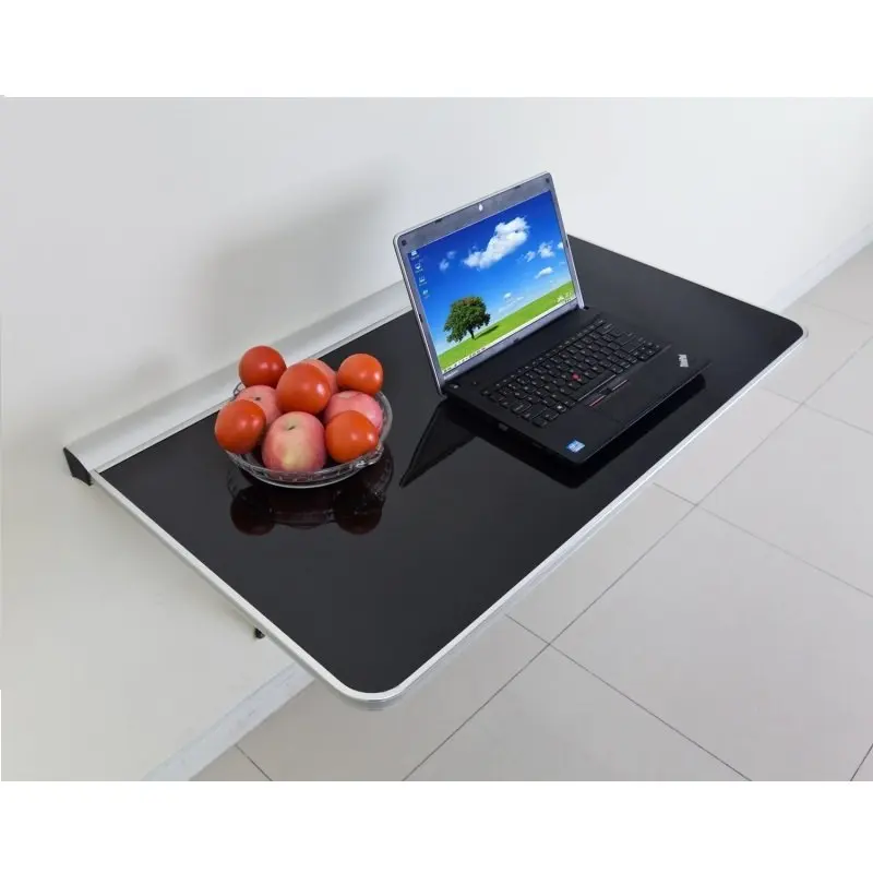 Черный Откидной настенный стол/откидной кухонный стол Smart Bird A80 - Цвет: Черный
