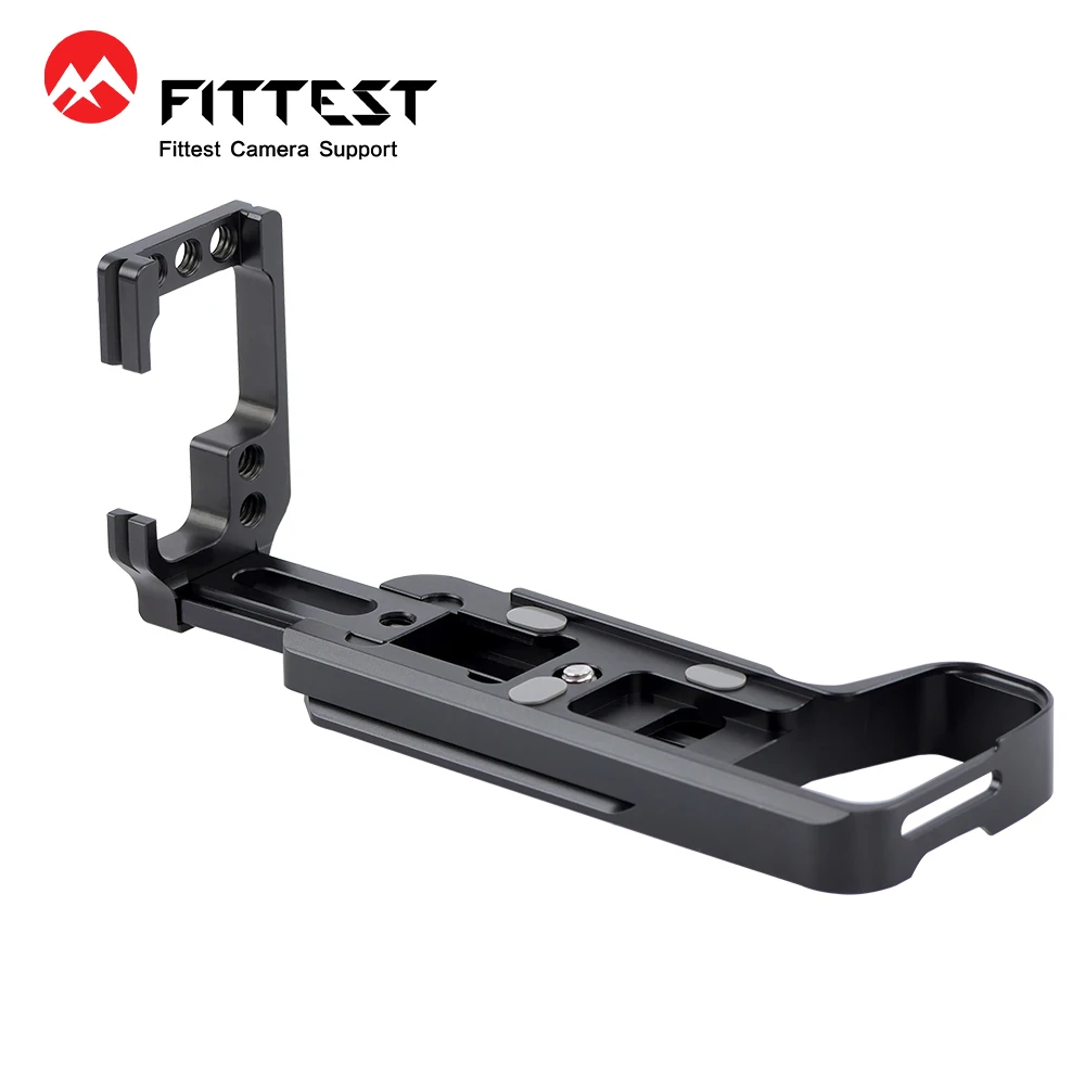 FITTEST Handgrip for Fujifilm X-S10 Camera LB-XS10 Extendable Quick Release L-plate Metal Tripod Mount Cage