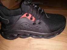 Zapatos de seguridad con punta de acero para hombre, calzado de malla transpirable, antigolpes, ligero, a prueba de perforaciones, cómodo