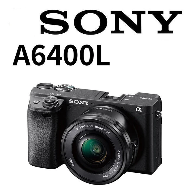 SONY ALPHA a6400 WITH 16-50MM (KIT) BLACK