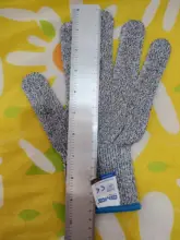 GMG-guantes de seguridad anticortes, gran oferta, color gris y negro, HPPE EN388 ANSI, Nivel 5