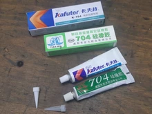 Pegamento de sellado aislante de goma de silicona, resistente a la temperatura, alta fijación, 45g, 704