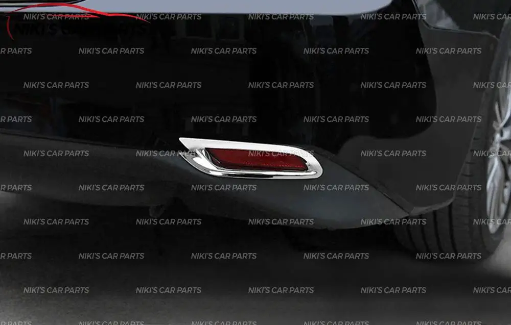 Накладки на задние противотуманные фонари vol.2 для Toyota Camry-ABS пластик 1 комплект/2 шт. формовочные украшения автомобиля Стайлинг экстерьера