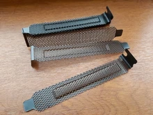 New 10Pcs/lot Black Hard Steel Dust Filter Blanking Plate PCI Slot Cover