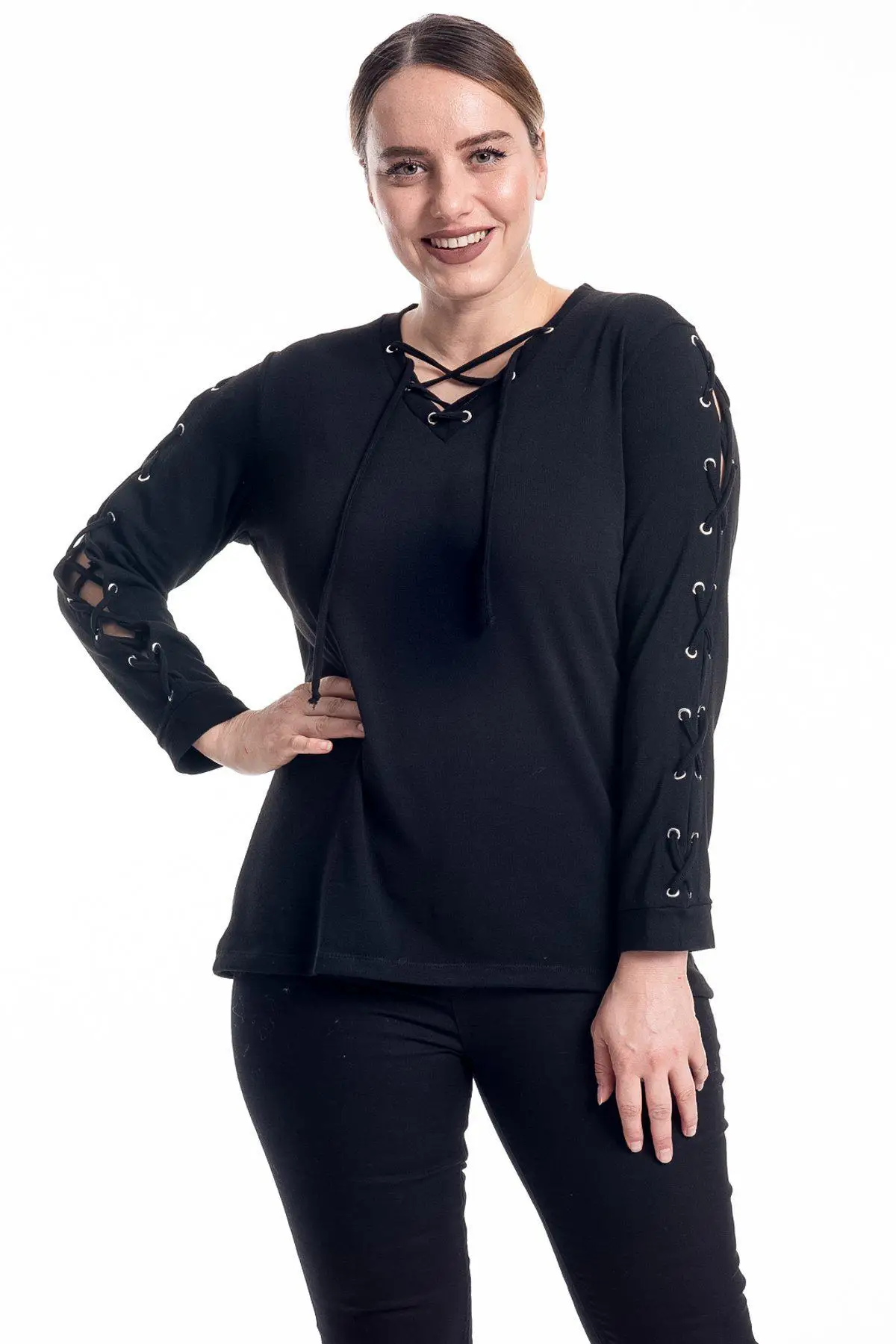 Рукоятка с люверсами Hanezza размера плюс