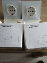 Socket-Plug Crystal Glass-Panel-Power Wall JHJCH European-Standard Grounded 16a Has 86mm--86mm